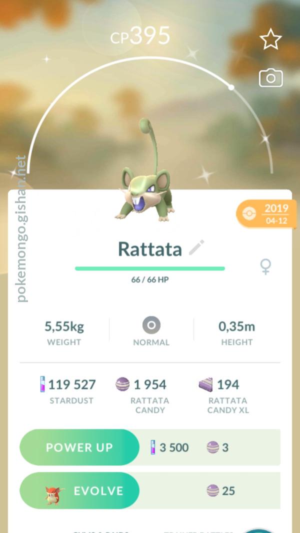 Shiny Rattata - Pokemon Go