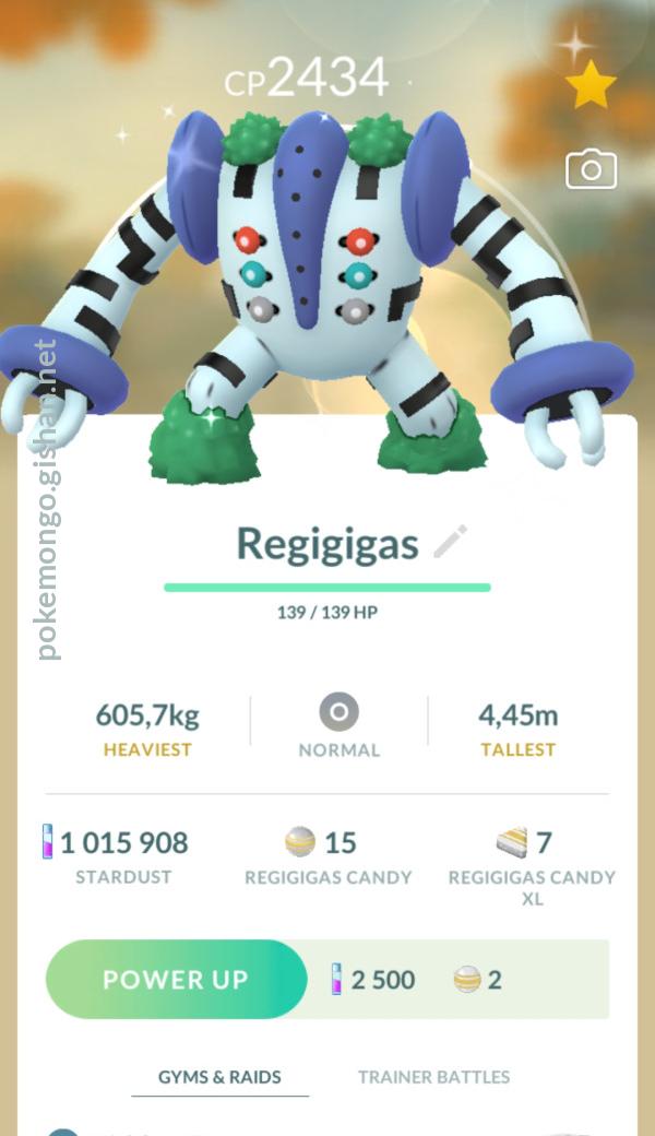 Pokemon Shiny Regigigas 2