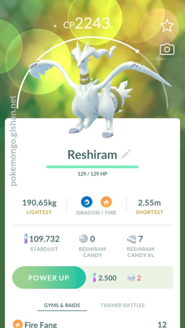 Pokemon GO: How To Get Shiny Reshiram