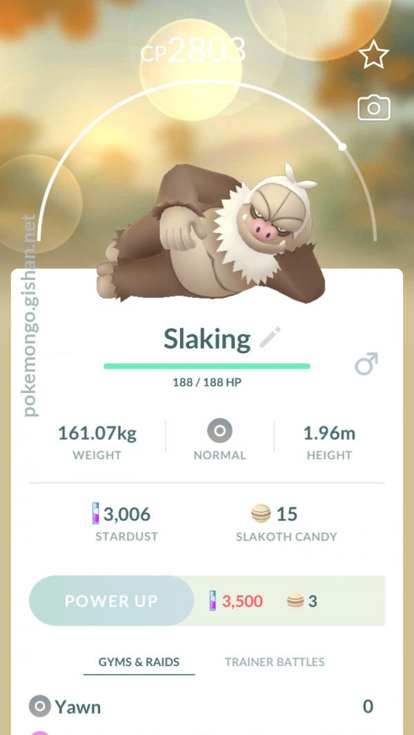 Slaking - Pokemon Go