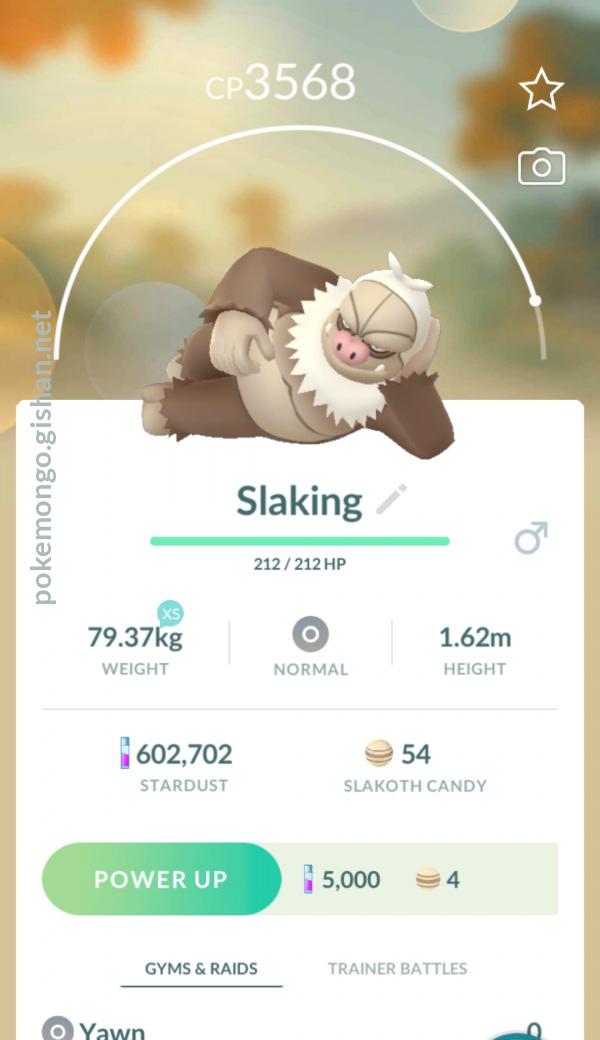 Slaking - Pokemon Go