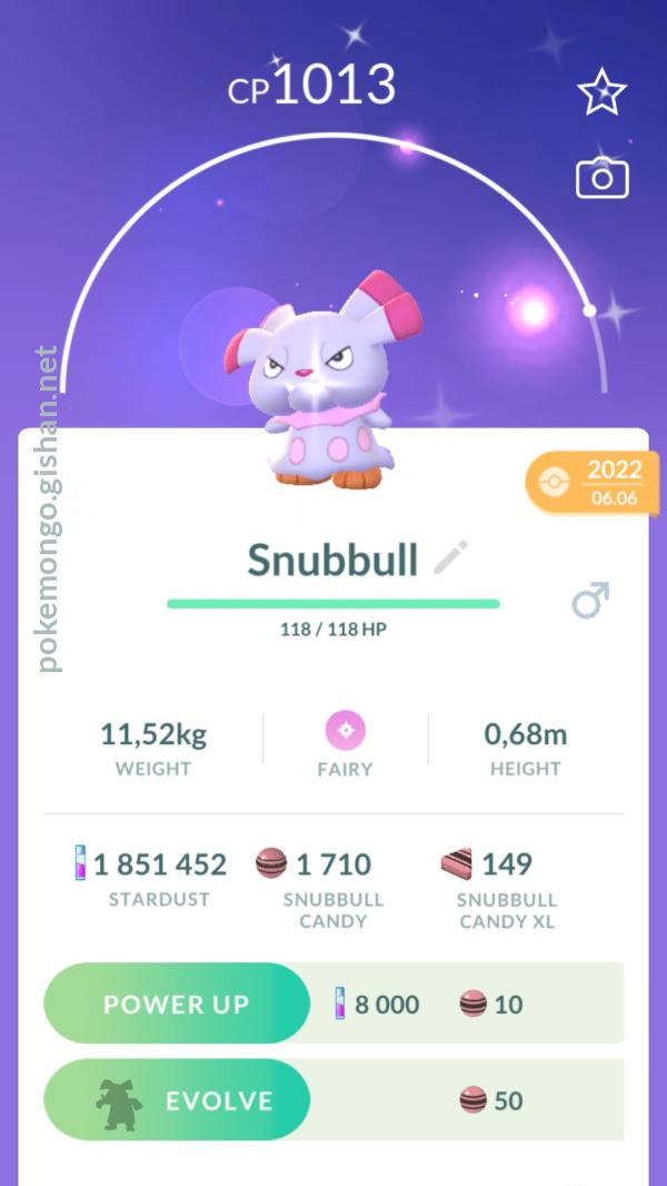 Shiny Snubbull - Pokemon Go