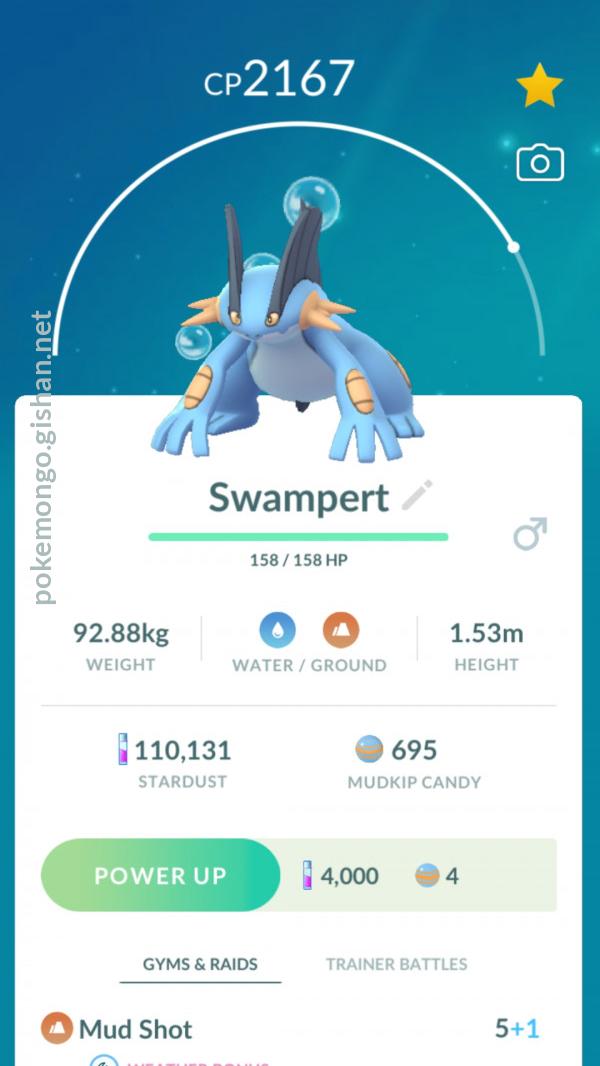 Swampert - Pokemon Go