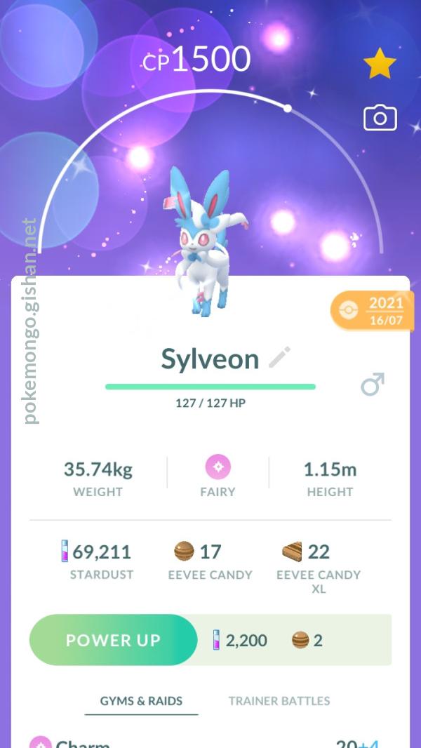 Shiny Sylveon - Pokemon Go