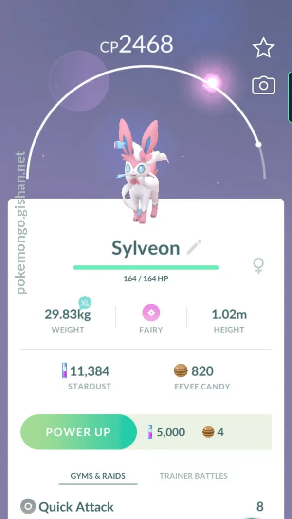 Sylveon photos - Pokemon Go