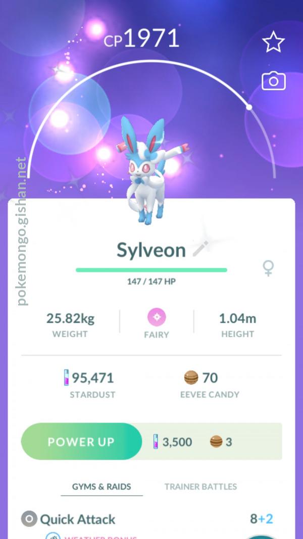 Shiny Sylveon Pokemon Go