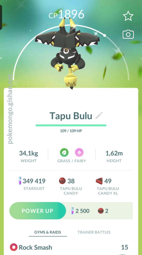 Tapu Bulu Pokemon Go