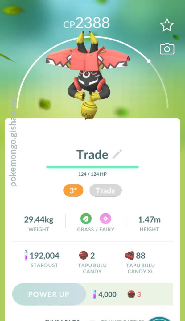 Tapu Bulu (Pokémon) - Pokémon GO