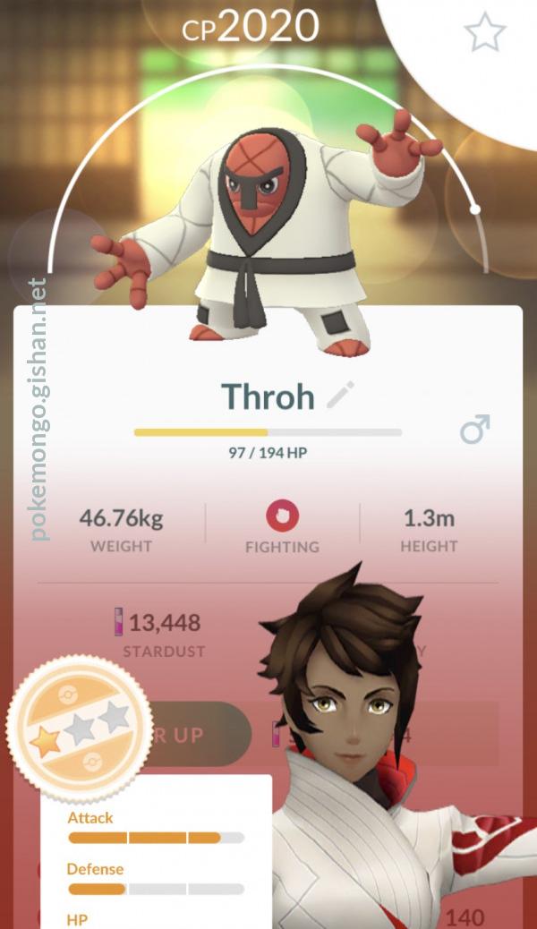 Throh Pokemon Go