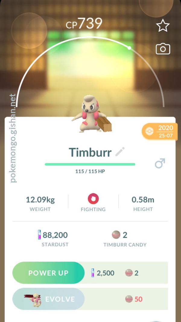 Timburr - Pokemon Go