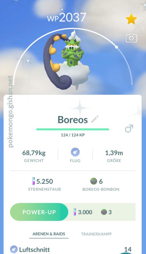 Shiny Tornadus Incarnate Forme Pokemon Go