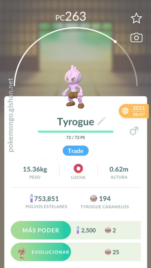 Tyrogue (Pokémon) - Pokémon GO