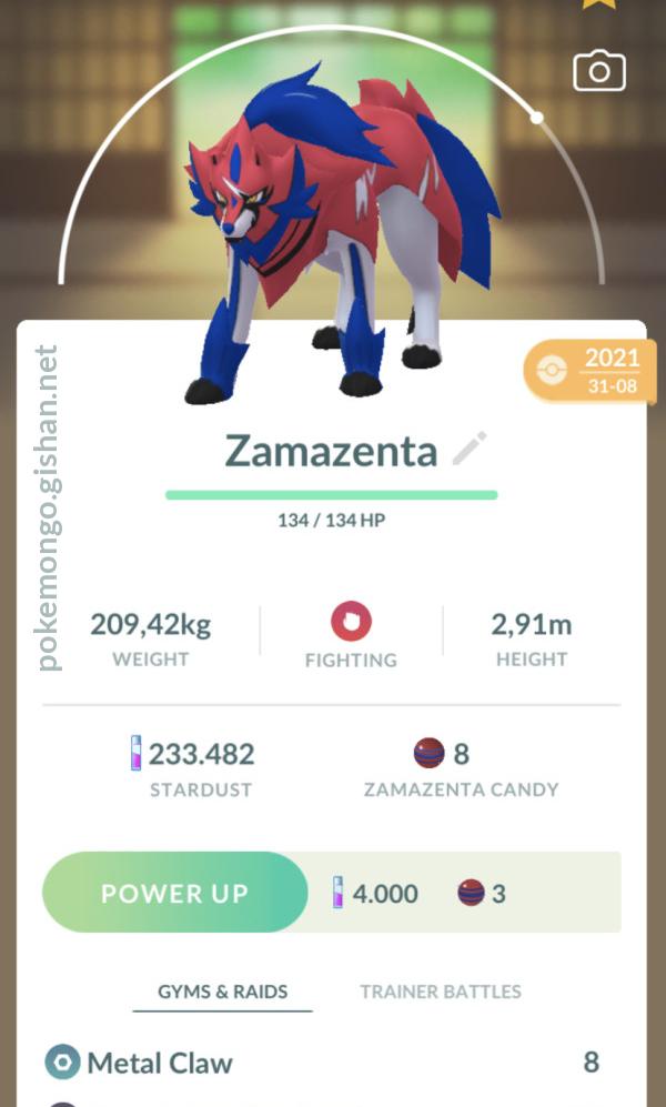 Zamazenta - Crowned Shield (Pokémon) - Pokémon Go