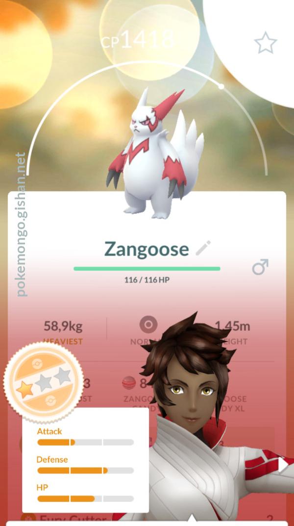 Zangoose - Pokemon Go