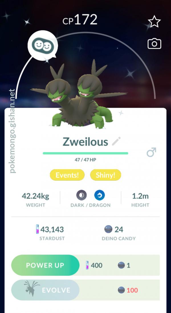 How do you evolve Zweilous?