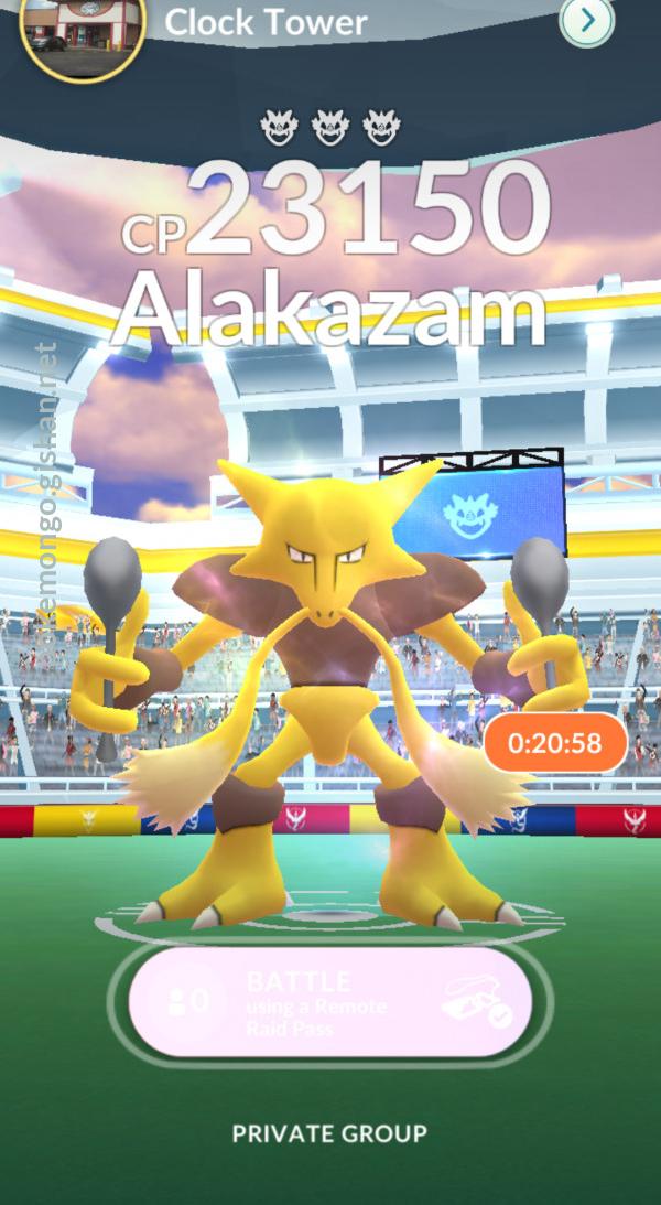 Pokemon Go Alakazam Limited Time Special Raid Event Leaked