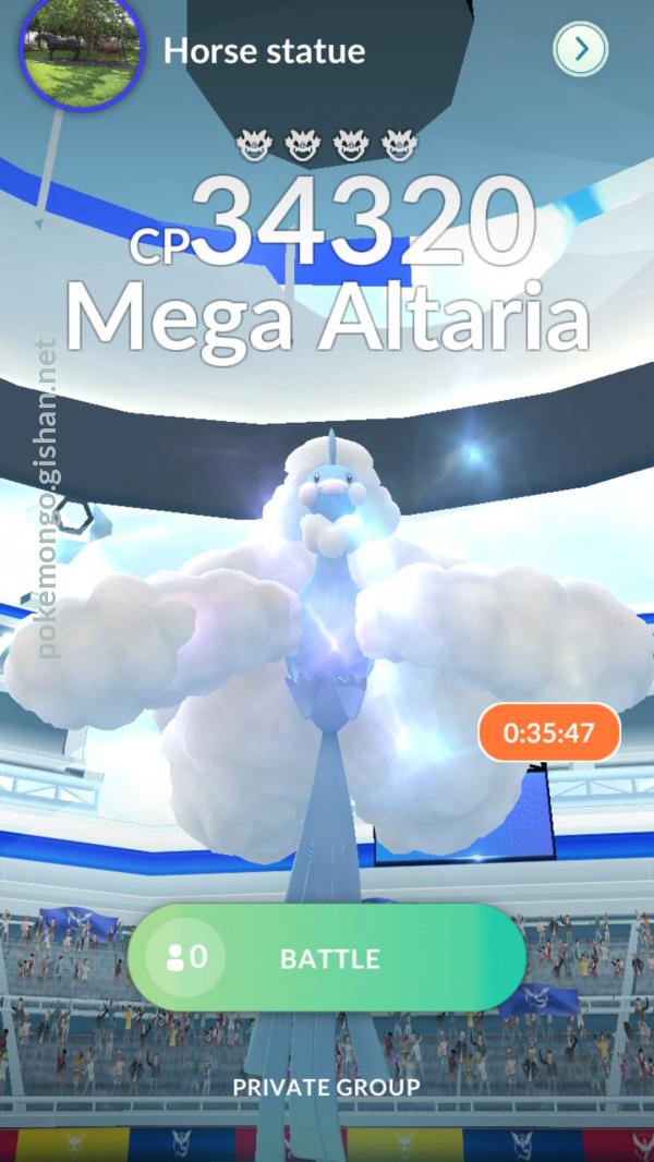Mega Altaria Raid Boss Pokemon Go