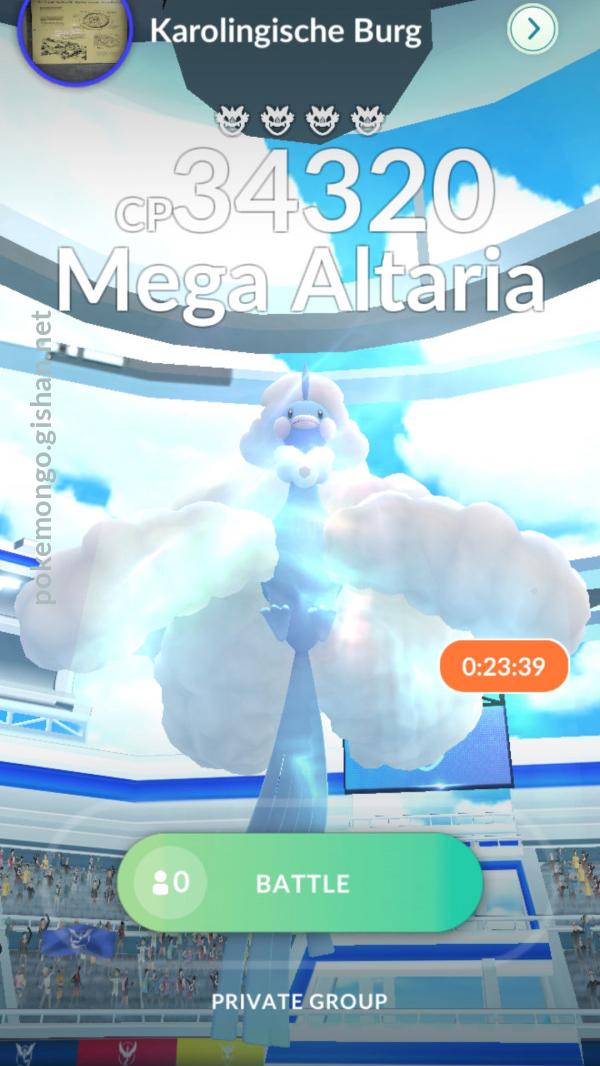 Mega Altaria Raid Boss Pokemon Go