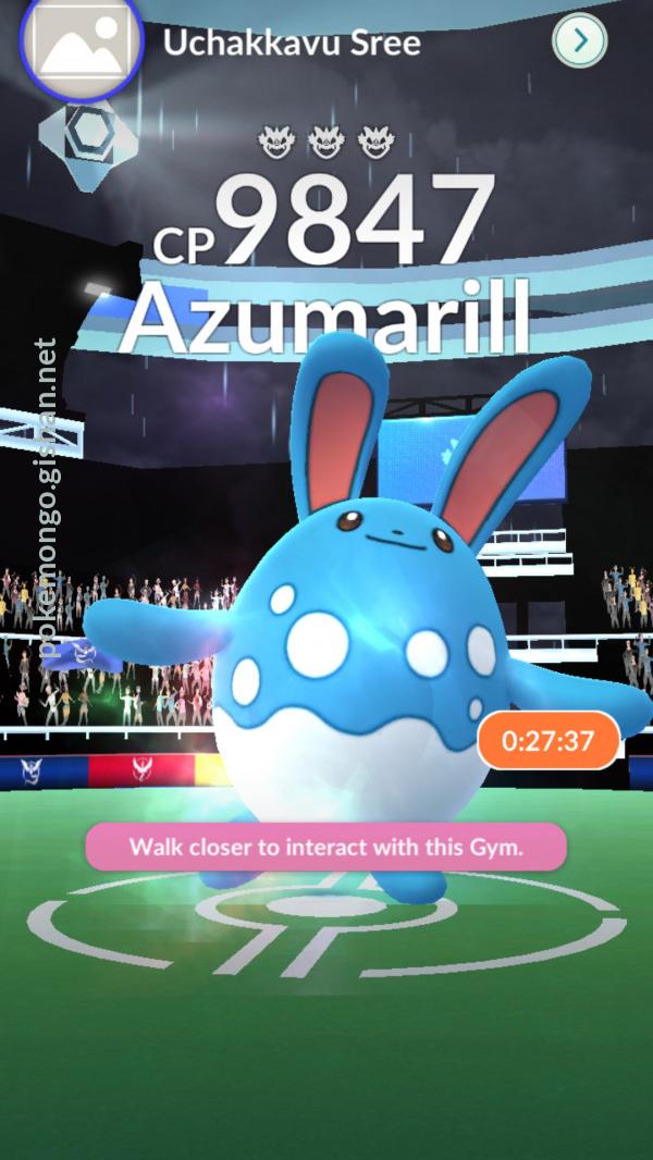 Pokemon go 2025 azumarill raid