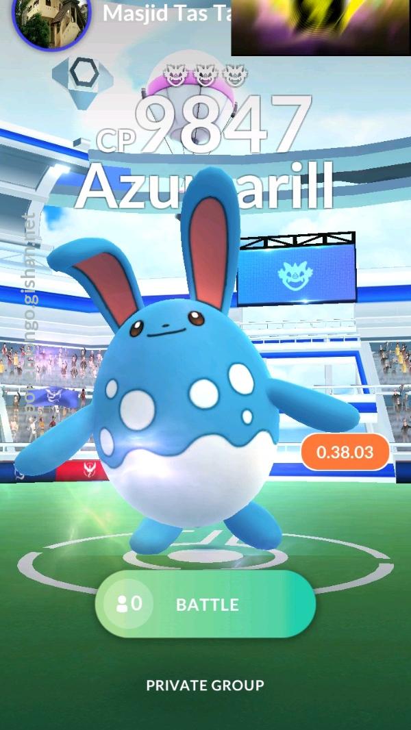 Pokemon go 2025 azumarill raid