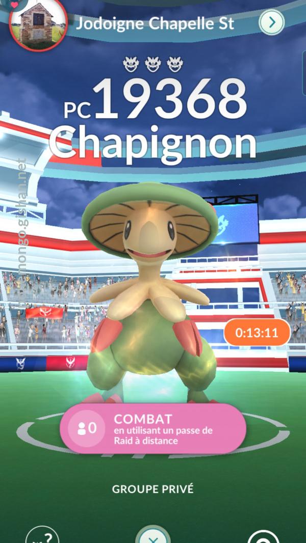 Pokemon go 2025 breloom raid