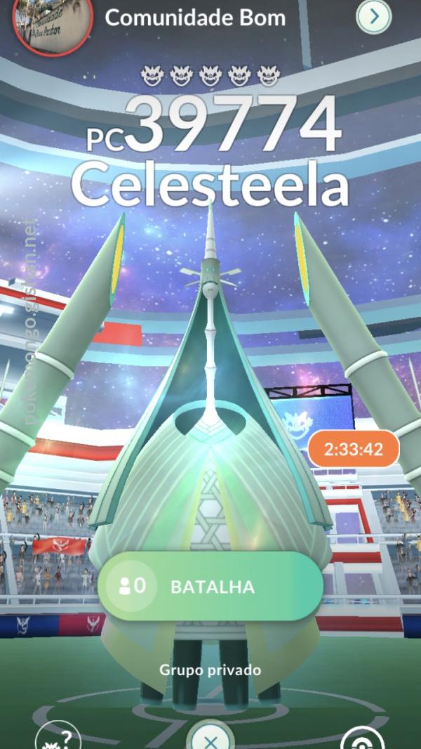 Celesteela Raid Boss - Pokemon Go