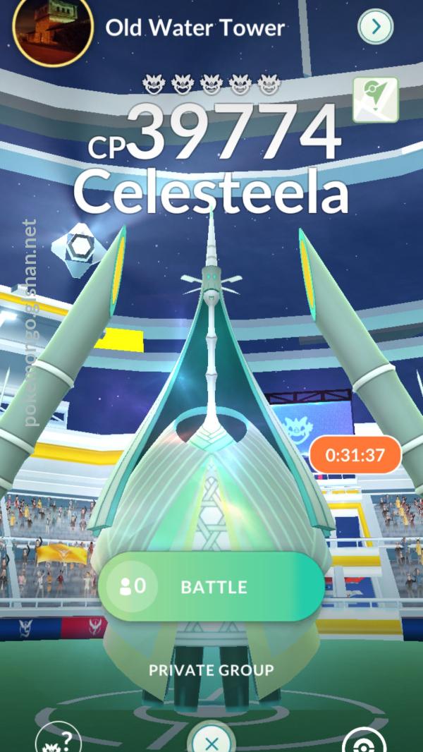 Celesteela Duo Raid - Pokemon Go 