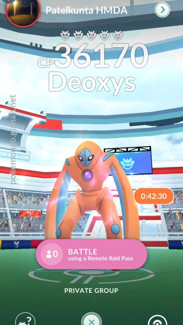 PoGOCentral on X: ✨ Deoxys Raid Day ✨ Still looking for shiny Deoxys in  #PokémonGO? Here's your chance with 5 free raid passes and 1/10 shiny odds  ✨  / X