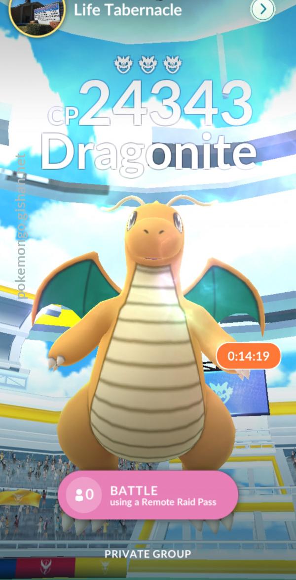 Modernisere Donau vejkryds Dragonite Raid Boss - Pokemon Go
