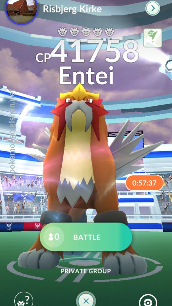 Entei shop raid boss