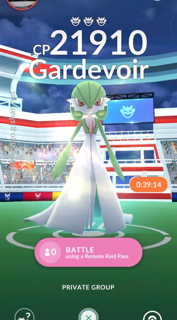 Mega Gardevoir Raid Boss - Pokemon Go