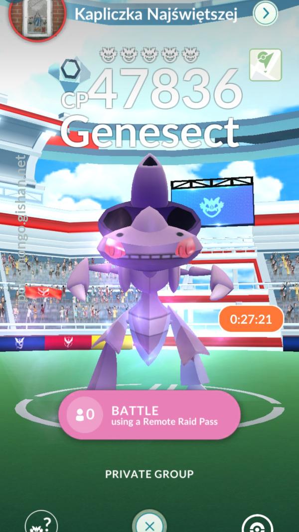 Genesect (Douse Drive) in Raids - Leek Duck