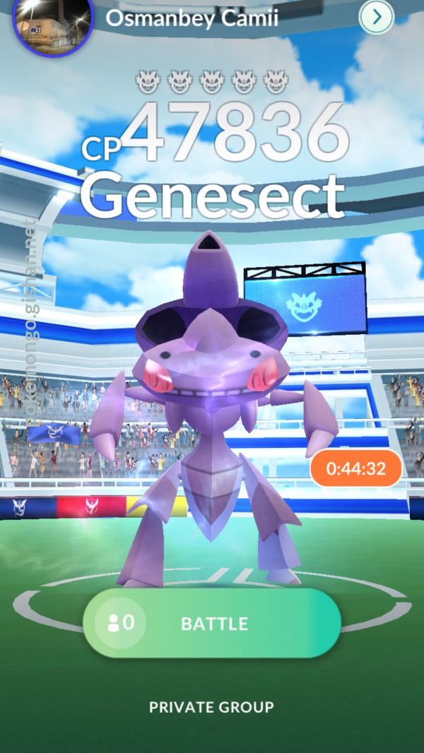 Pokemon GO Genesect (Douse) Raid Guide