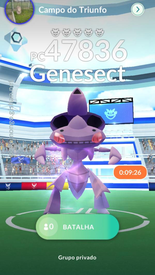 Genesect Raid Boss - Pokemon Go