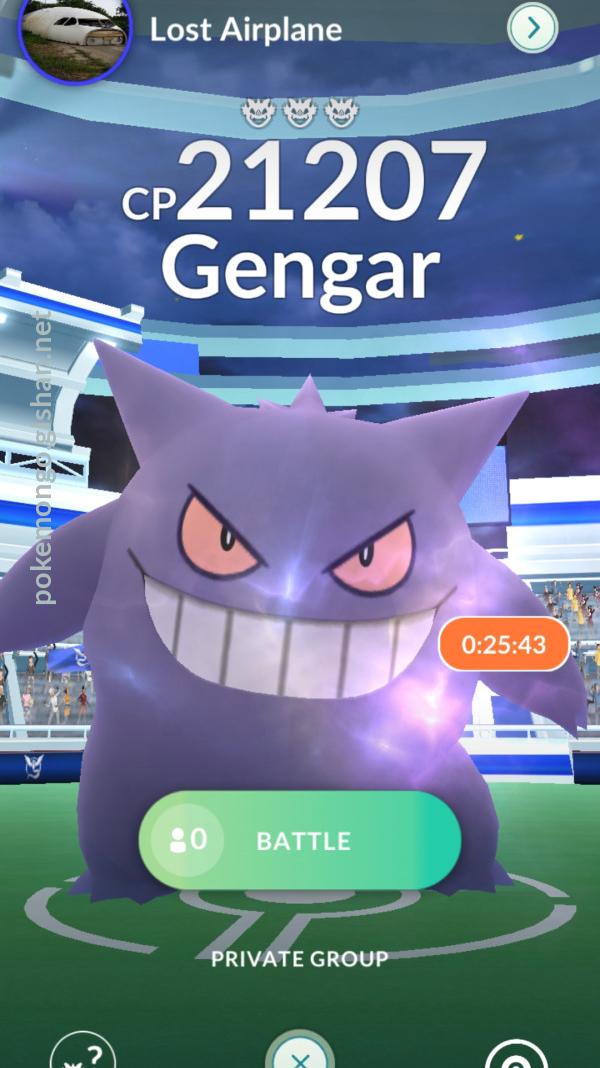 66 gengar raids complete, 63 caught, 3 escaped, 0 shiny, 0 perfect