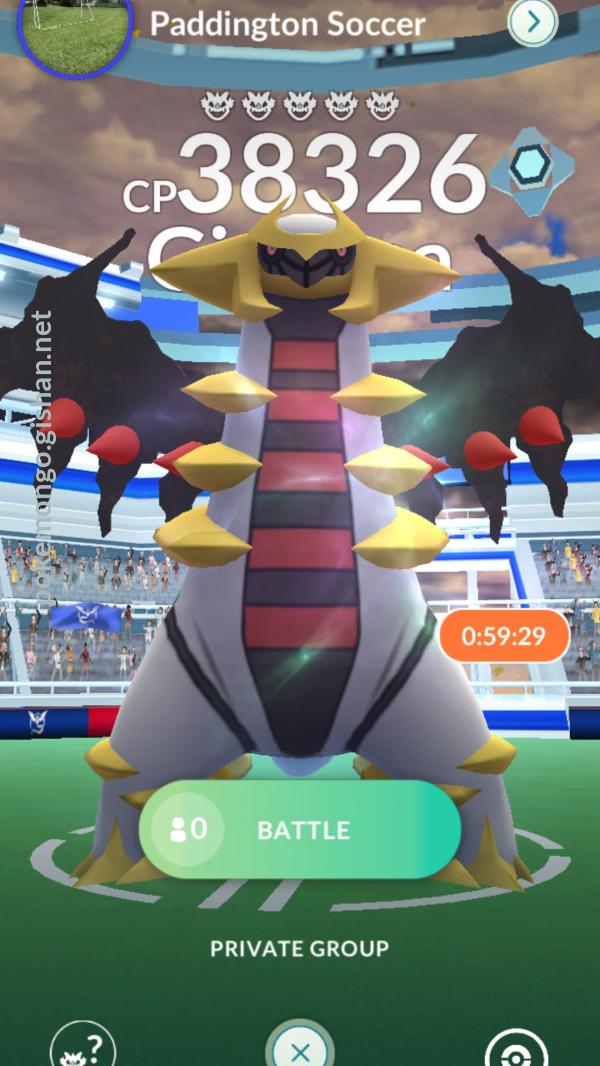 Giratina Raid Guide (Origin Forme)