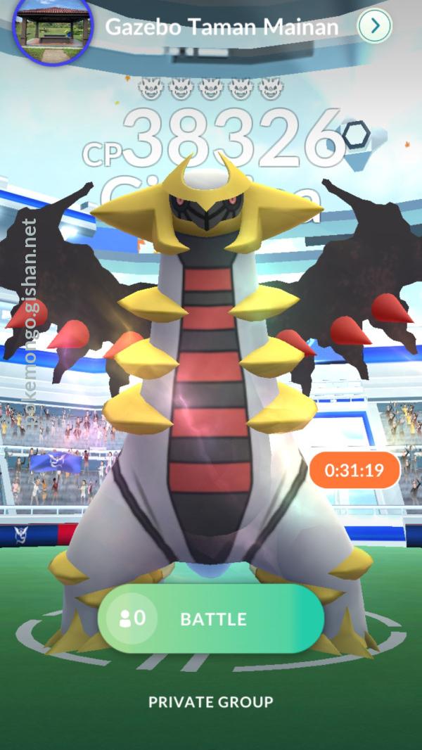 Pokemon go sale giratina raid boss