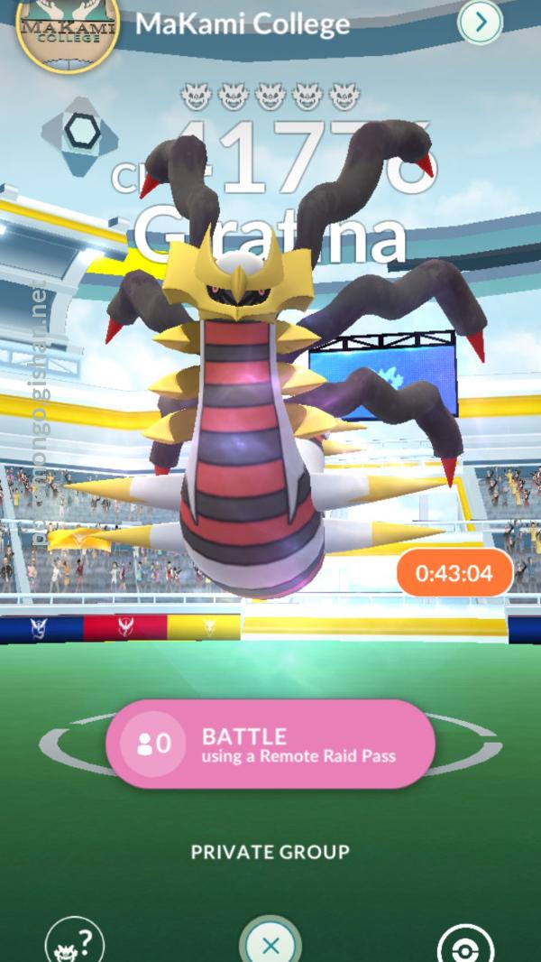 Pokémon Go: Giratina (Origin) raid guide