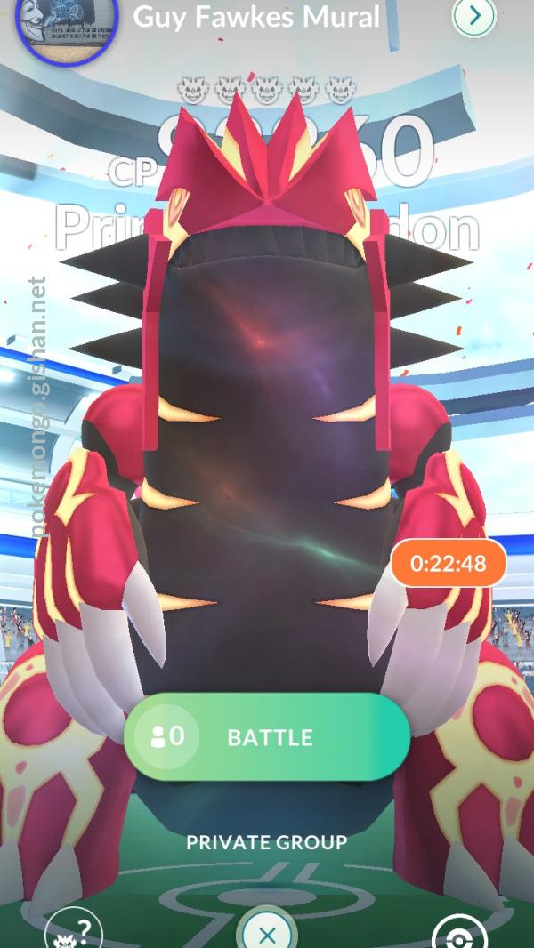 1 semana de Raid de Groudon - Pokémon Go - Ribeirão Preto