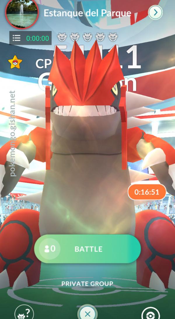 Groudon Raid Boss Pokemon Go