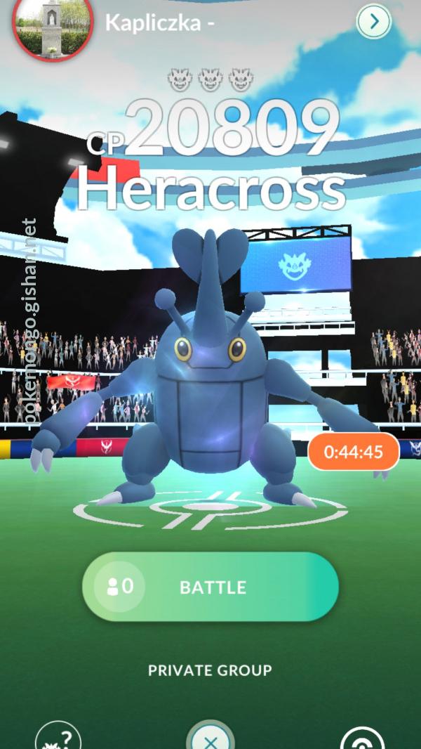 Heracross Raid Boss Pokemon Go