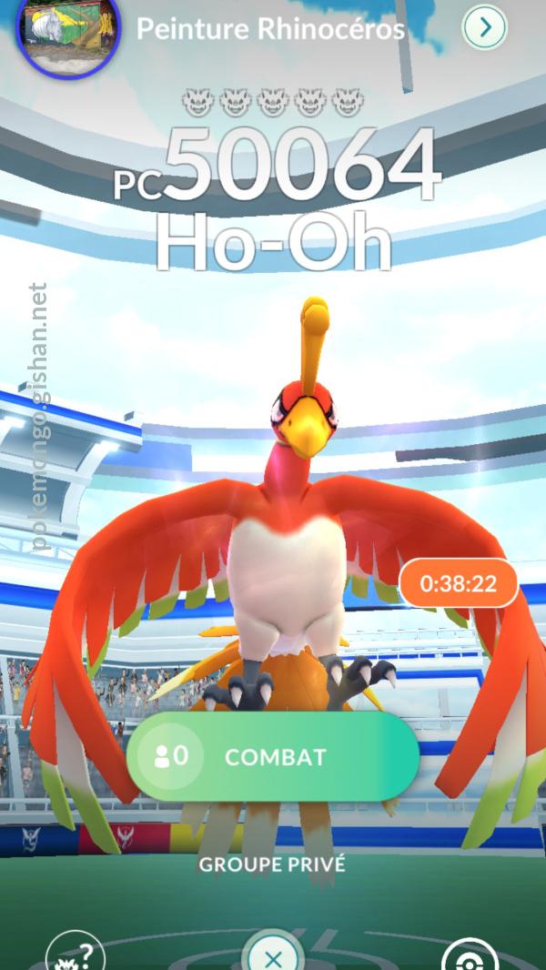 Ho-Oh Raid Boss - Pokemon Go