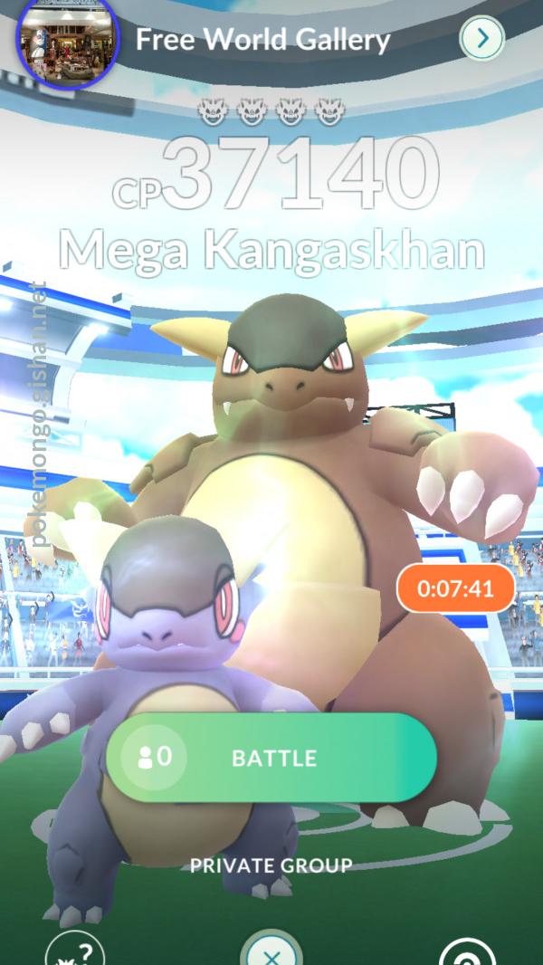 Kangaskhan Raid Boss Pokemon Go