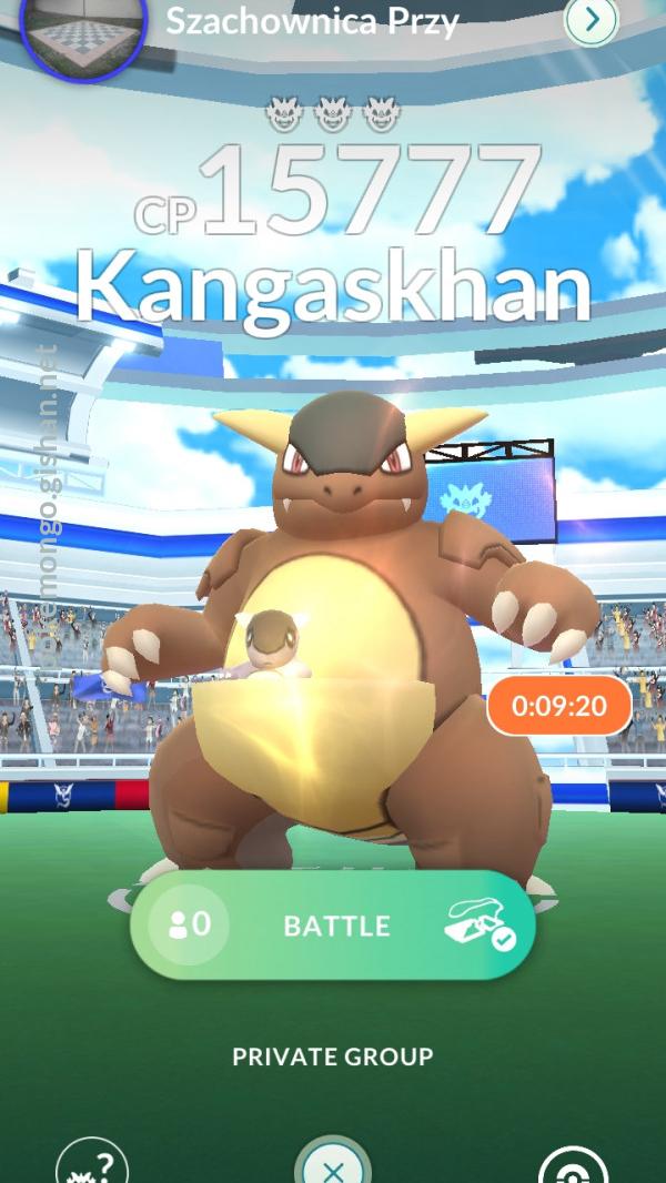 Kangaskhan Raid Boss Pokemon Go