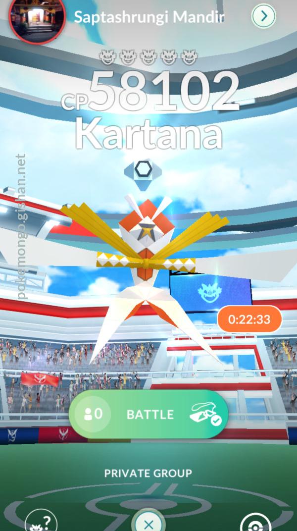 Fazendo Reides da Kartana . #pokémongobrasil 