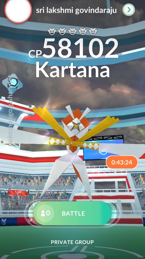 Pokemon Go: Kartana Raids Are Not My Friend