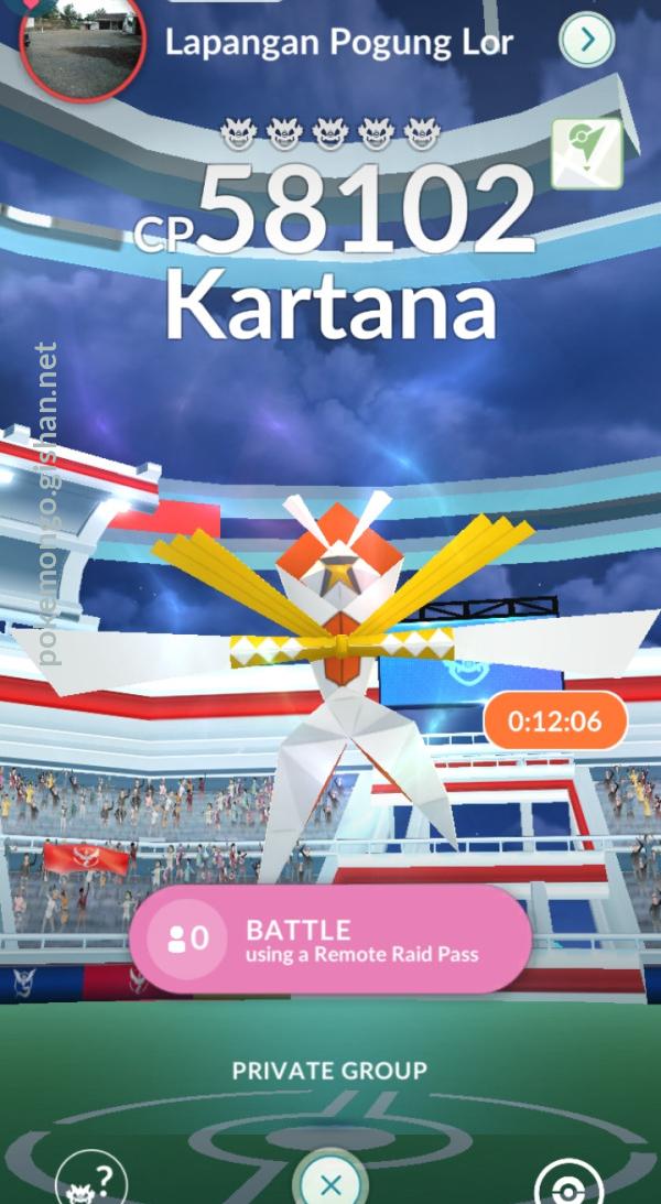 Pokémon GO Kartana counter chart and weakness