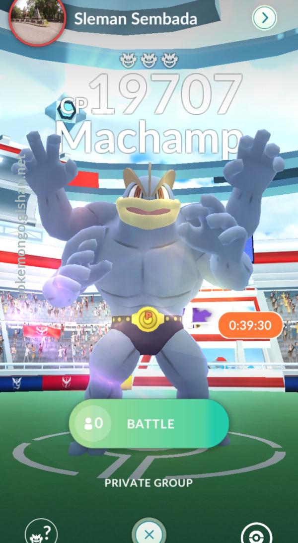 Pokemon go machamp raid on sale boss