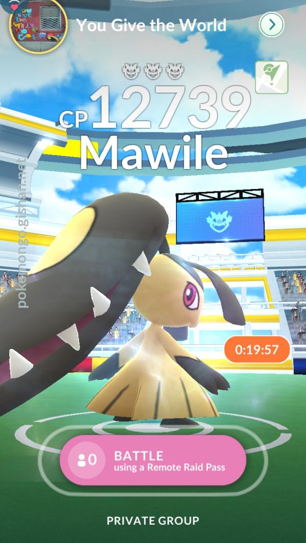 Mawile on sale raid boss