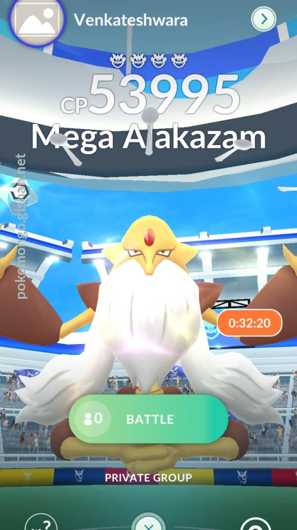 Shiny Mega Alakazam(Boss) - PokeXGames